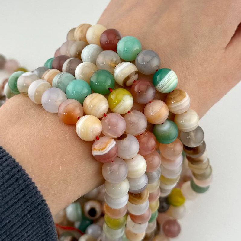 Агат Ботсвана размер 10мм 13мм натуральный камень